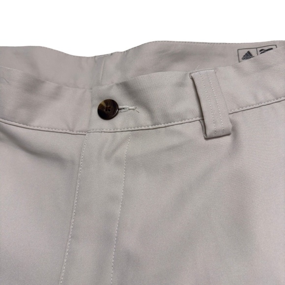 Adidas Climalite Golf Pants Mens 32 x 34 Light Tan Chino Flat Front - Picture 5 of 7